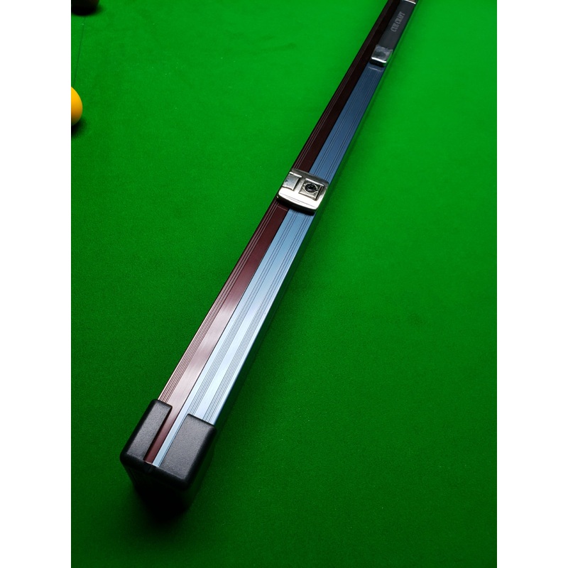 CUE CRAFT 3/4 aluminium cue case 2 tone BLUE/BURGUNDY RARE case