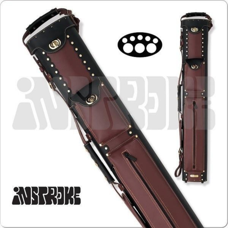 InStroke ISC35 Cowboy 3×5 Black/Brown Leather Case