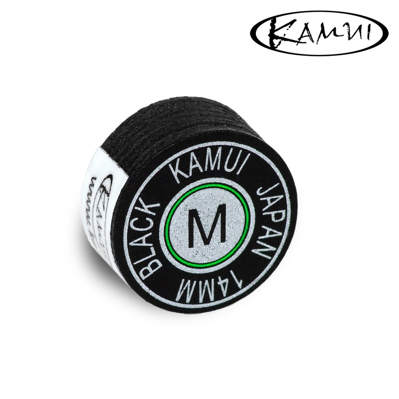 Kamui Black Cue Tip 14mm Medium