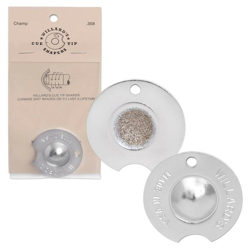 Willard’s Cue Tip Shaper .358 inches Dime radius