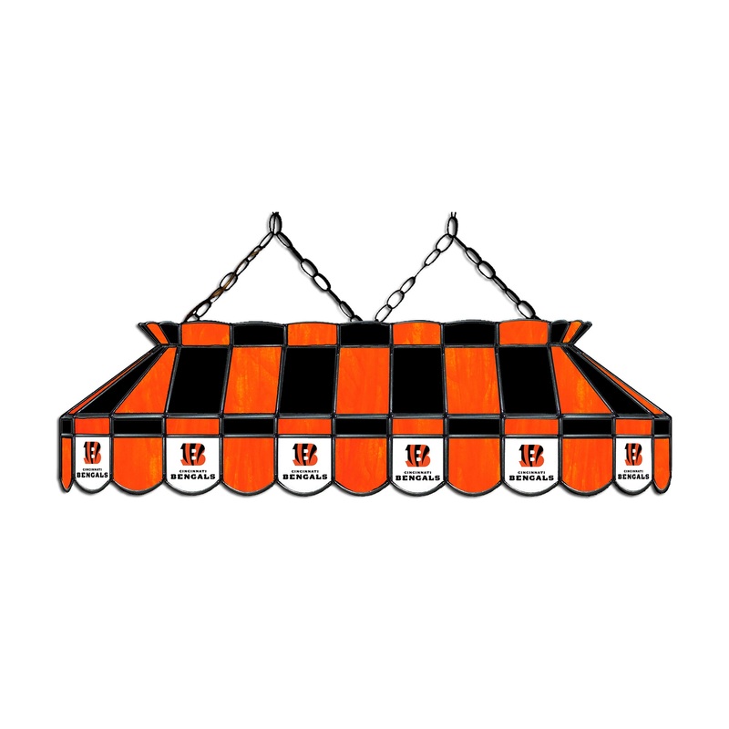 Cincinnati Bengals 40 Glass Lamp