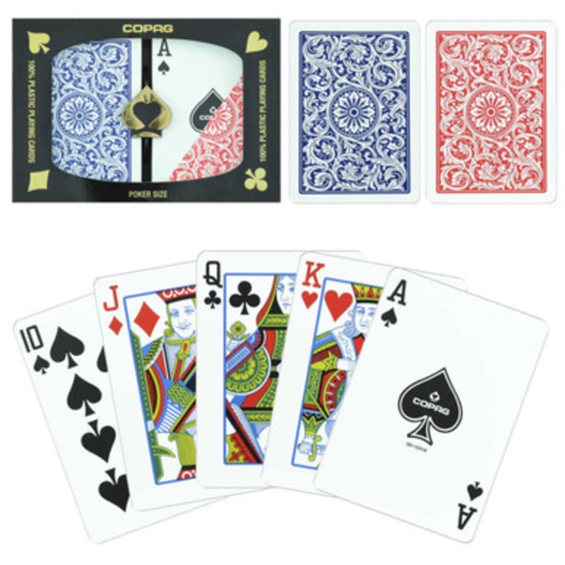 Copag Poker Red & Blue Jumbo Cards