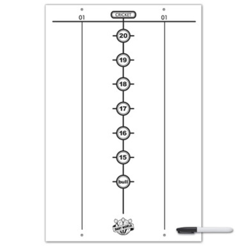 Dart World Cricketeer Large Dry Erase Scoreboard