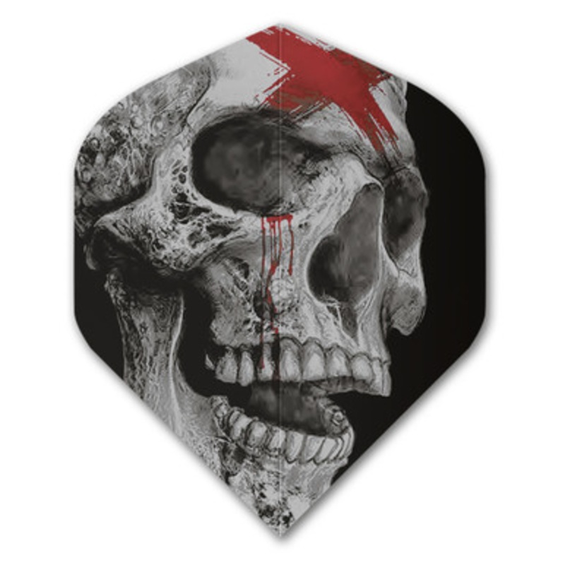Dart World Alchemy Red X Skull Flights