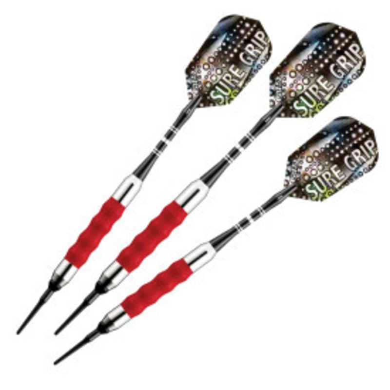 Great Lakes Dart Viper Sure Grip Red Soft Tip Darts 16g