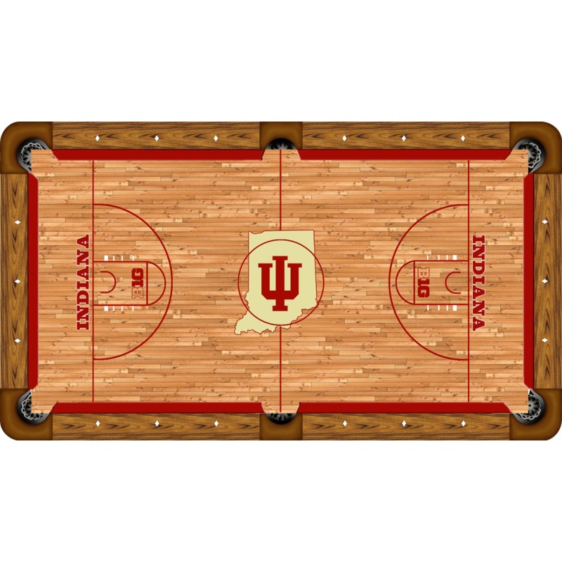 Indiana Hoosiers Custom Pool Table Felt