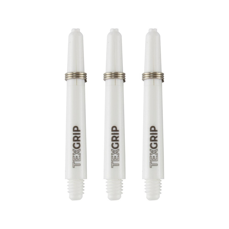 TEX Grip White Nylon Shafts|Short|Intermediate|Medium|White